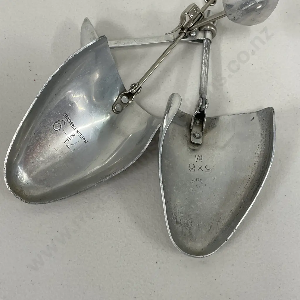 Two Vintage Shoe Trees. Adjustable. Abbotts and Saxone, English made Image 1++