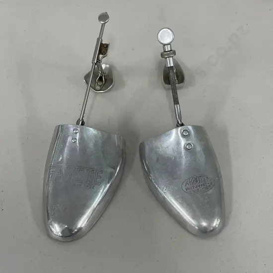 Two Vintage Shoe Trees. Adjustable. Abbotts and Saxone, English made