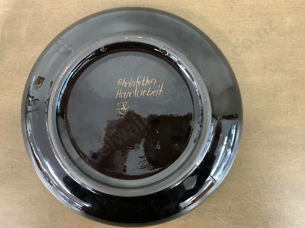 Keramik Signed Plate 'Switzerland' Diam21cm. Image 1++