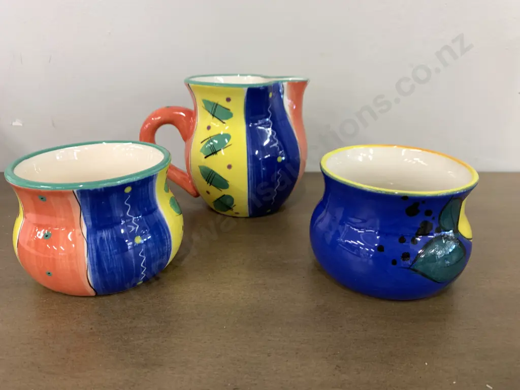 Assorted 'Sunny Vale' Ken Martin-Lee Fraser Pottery Items x3 Image 1++