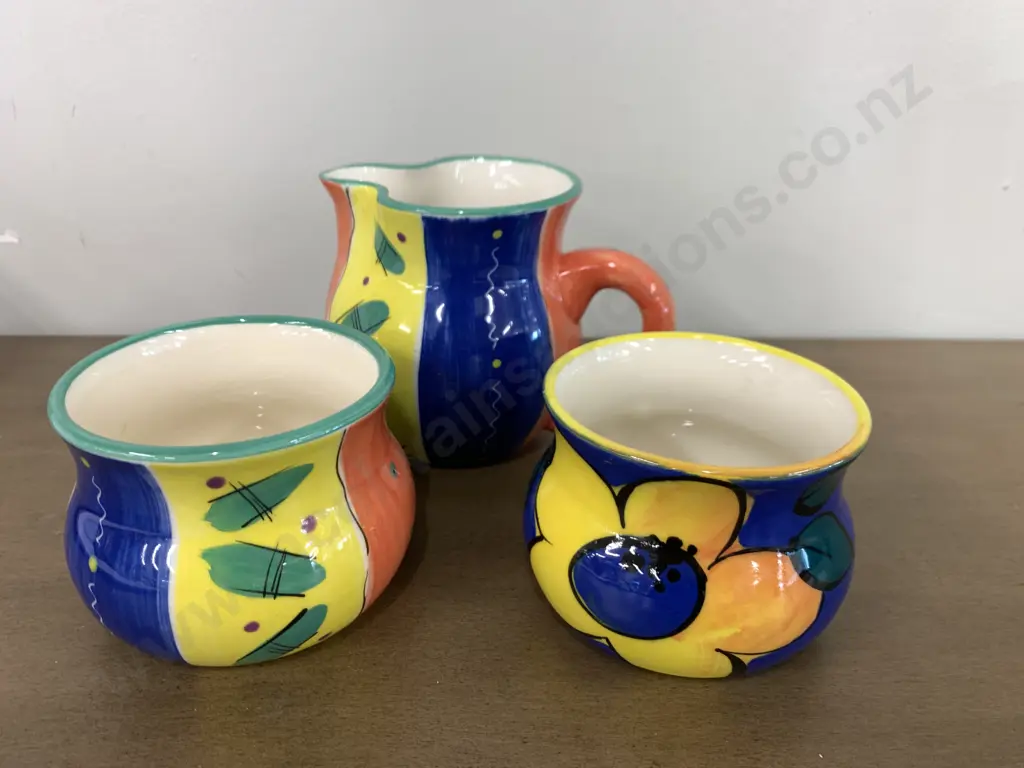 Assorted 'Sunny Vale' Ken Martin-Lee Fraser Pottery Items x3 Image 1++