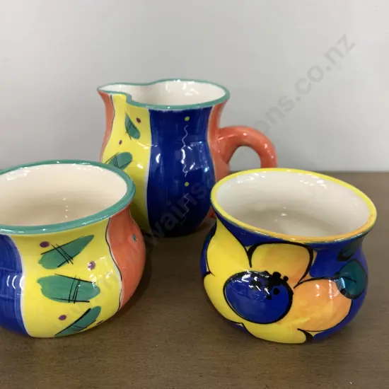 Assorted 'Sunny Vale' Ken Martin-Lee Fraser Pottery Items x3