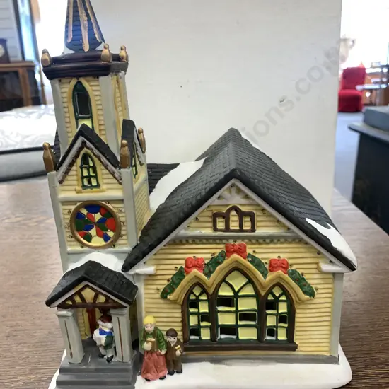 Christmas Decoration Light Up Church