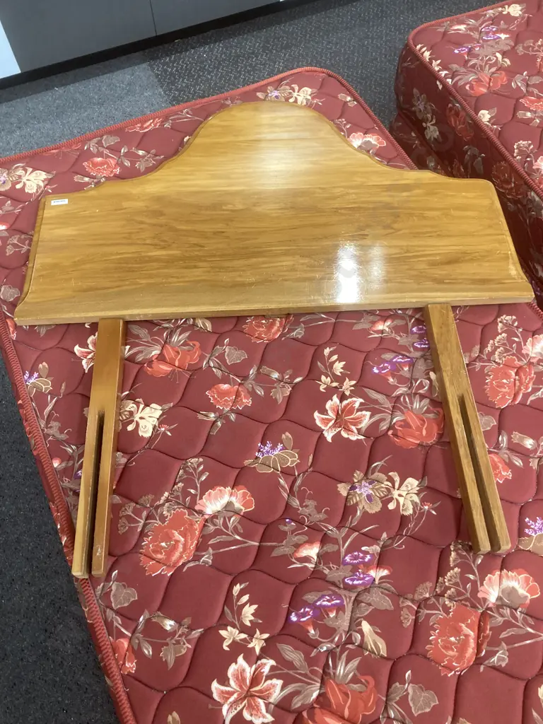 Bliss Single Innersprung Bed With a Rimu Headboard Image 1++