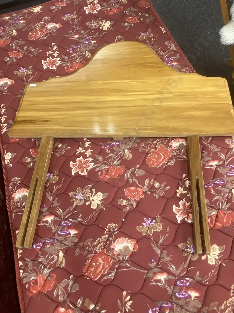 Bliss Single Innersprung Bed With a Rimu Headboard Image 1++