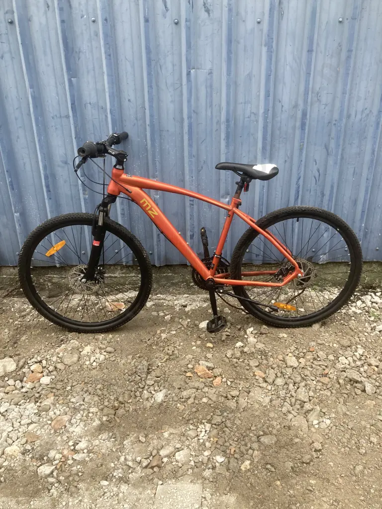 MZONE Bicycle Orange / Red In Colour Image 1++