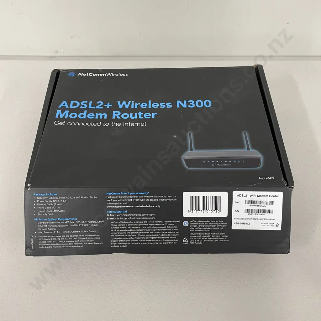 NetComm Wireless Router. In Box Image 1++