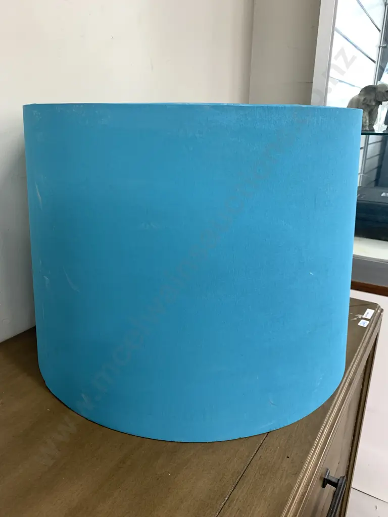 Modern Turquoise Light Shade, 35 x 48cm Image 1++