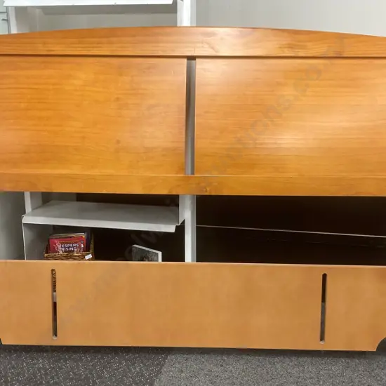 Pine Curved Headboard, 112 x 156.5cm