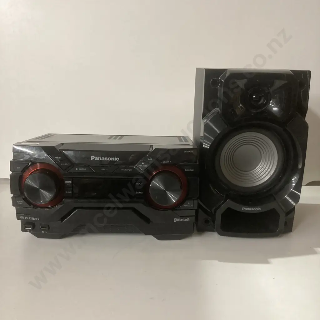 Panasonic CD Stereo System With 1 Speaker Only, Model SA-AKX220 (No Leads) Image 1++