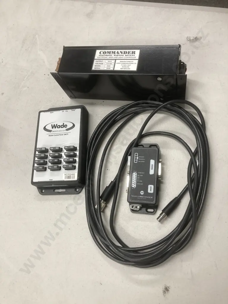 Lot of Wade MCP00466, Commander Siren & Light Controller, HHCH Remote I/F Image 1++