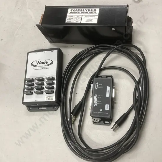 Lot of Wade MCP00466, Commander Siren & Light Controller, HHCH Remote I/F