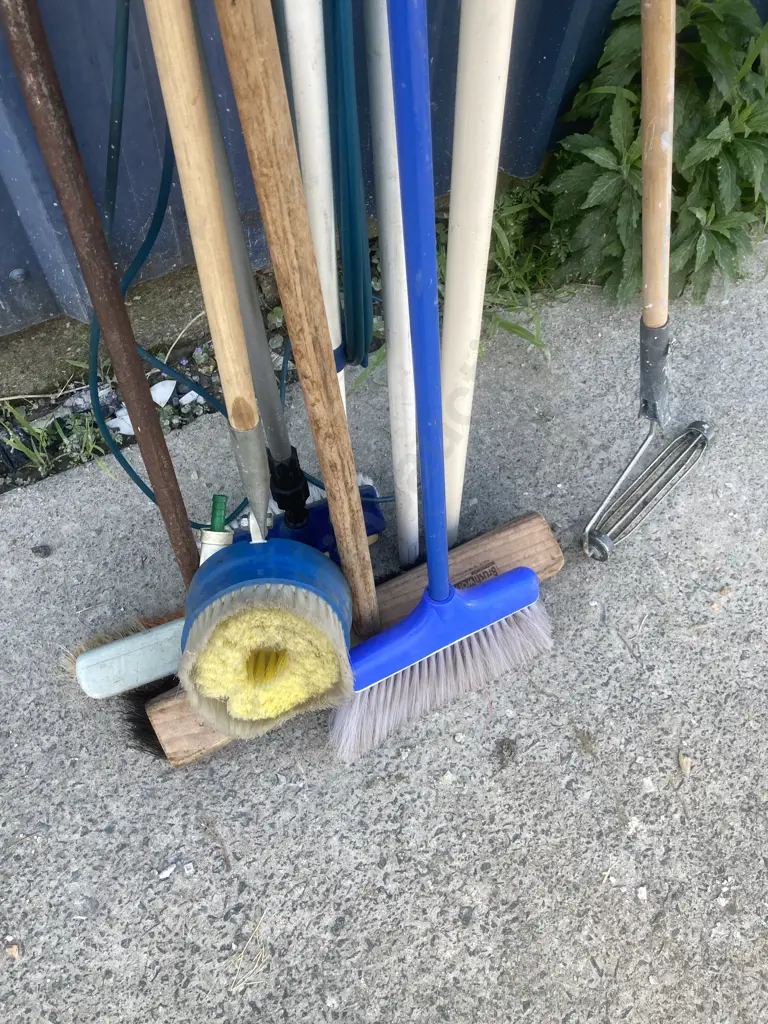 Lot of Brooms, House Washing, Paint Roller Etc Image 1++