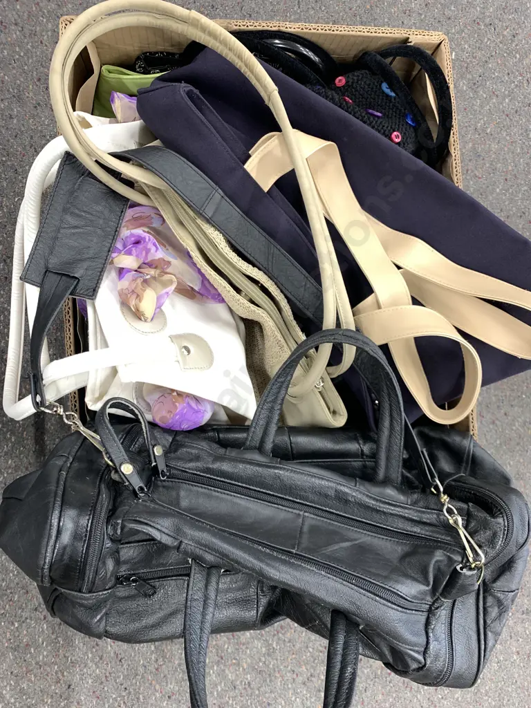 Assortment of Handbags & Scarves Image 1++