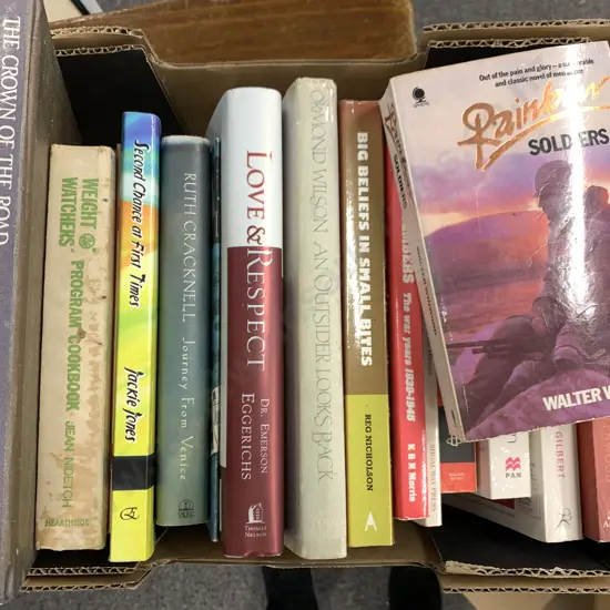 Assorted Books, The Crown Of The Road, Rainbow Soldiers Etc