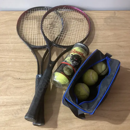 Tour Pro Senior Pro & Aero Pro 500M Tennis Racquets & Tennis Balls