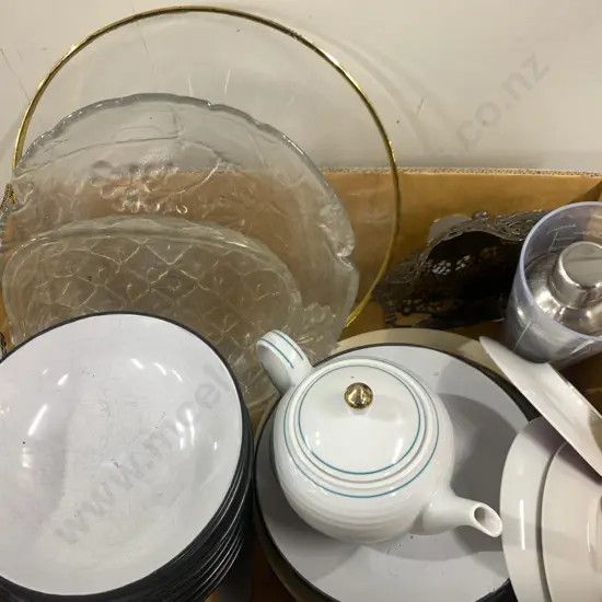 Assortment Of Crockery &  Vintage Glassware