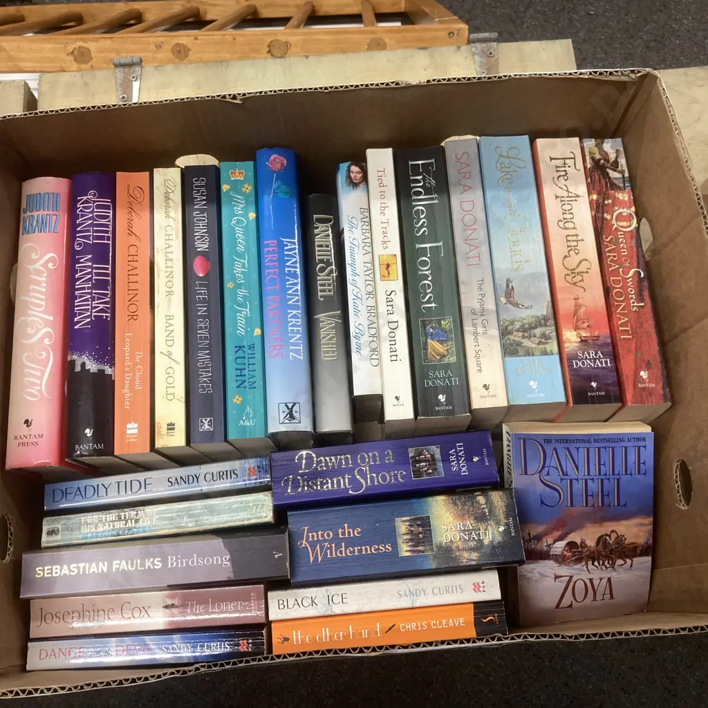 Lot of Books, Krantz, Steel, Donati, Faulks Etc Image 1++