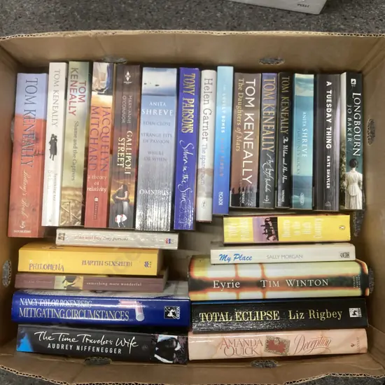 Lot of Books, Tom Keneally, Morgan, Parsons Etc