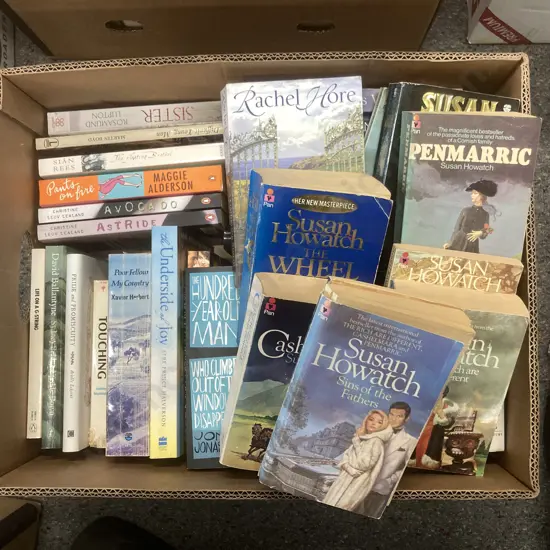 Lot of Books, Cook, Cox, Susan Howatch, Horn Etc