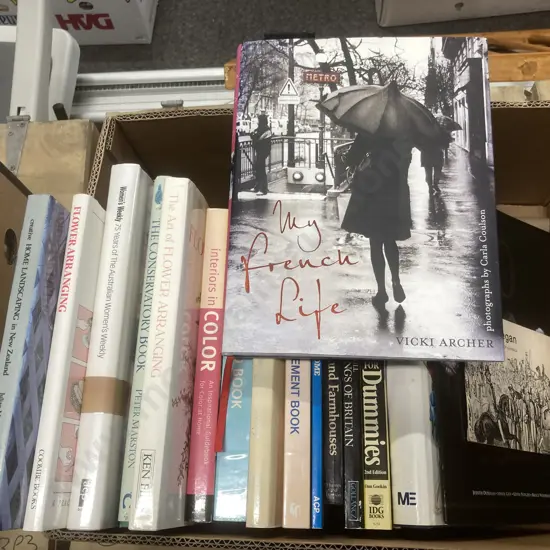 Lot of Books, Vicki Archer 'My French Life', Conservatories, Backyard Book Etc