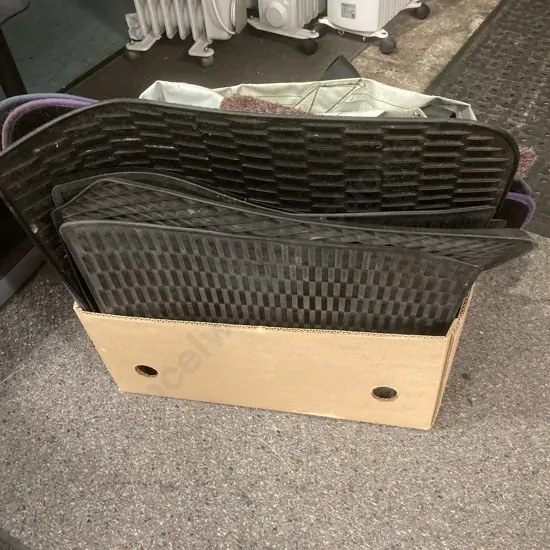 Box of Mats, Car Mats & Bag