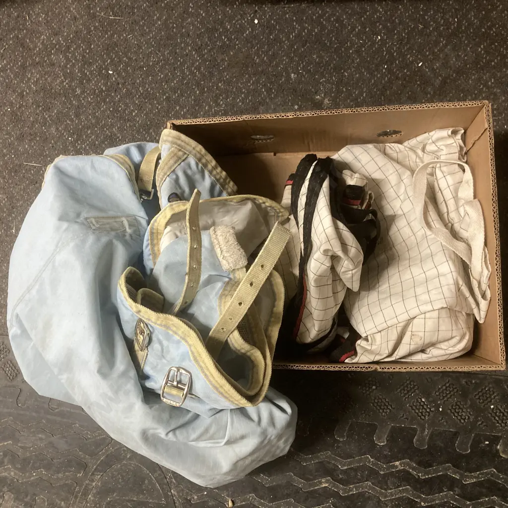 Horse Summer Covers x 3 (Lightly Used Or New) & Saddle Bag Image 1++