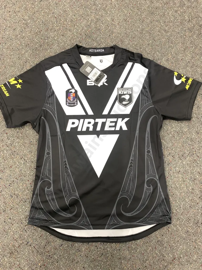 New NZ Kiwis 2020 Replica Rugby League Jersey, SZ UK  L Image 1++