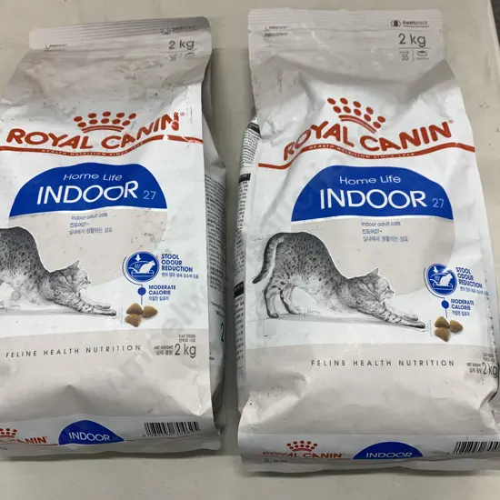 2 x 2Kg Royal Canin Cat Food, Homelife Indoor