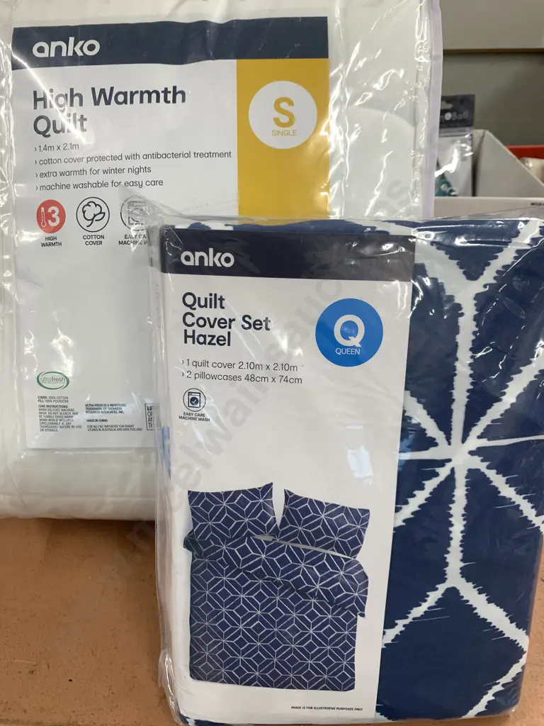 Anko High Warmth Quilt Single Size & Queen Size Cover Set Image 1++