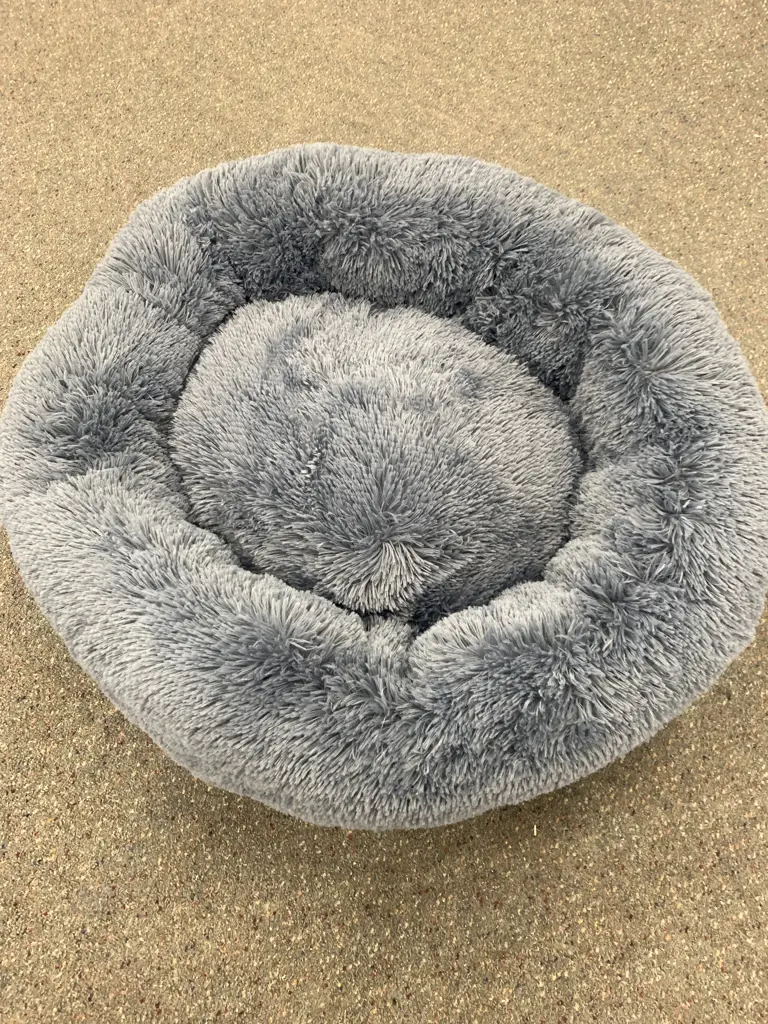 New Large Anko Pet Comfort Bed Grey / Black Image 1++