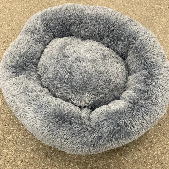 New Large Anko Pet Comfort Bed Grey / Black
