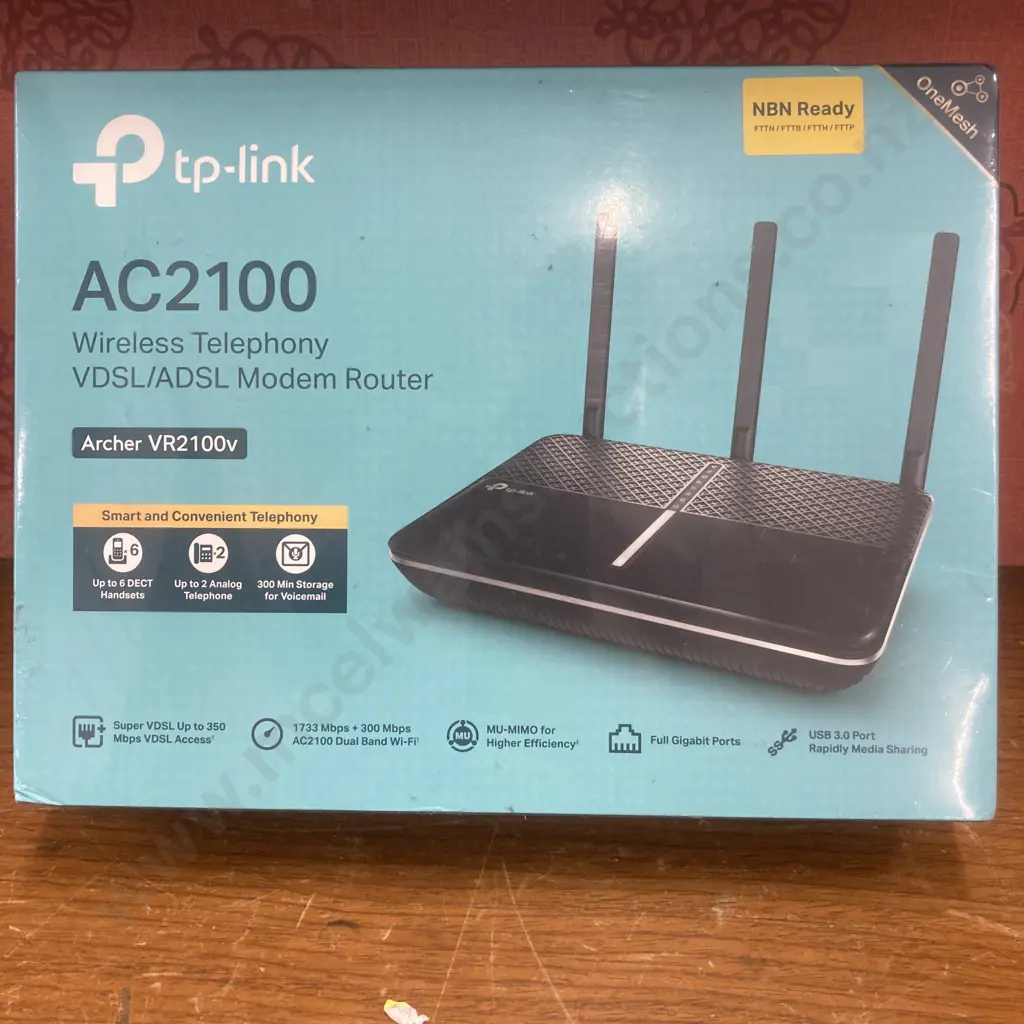 New TP-Link AC2100 Wireless MU-MIMO VDSL/ADSL Modem Router Image 1++