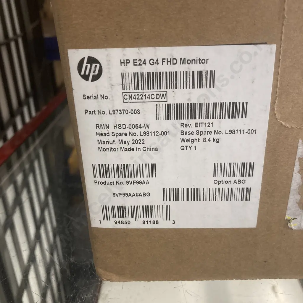 New in Box HP E24 G4 23.8" Full HD IPS Monitor With HP Eye Ease Image 1++