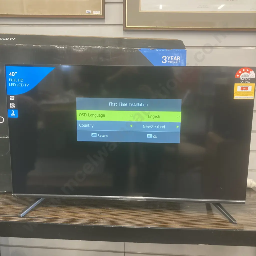 New Veon 40" Full HD LED LCD TV With Remote Control & Manual Image 1++