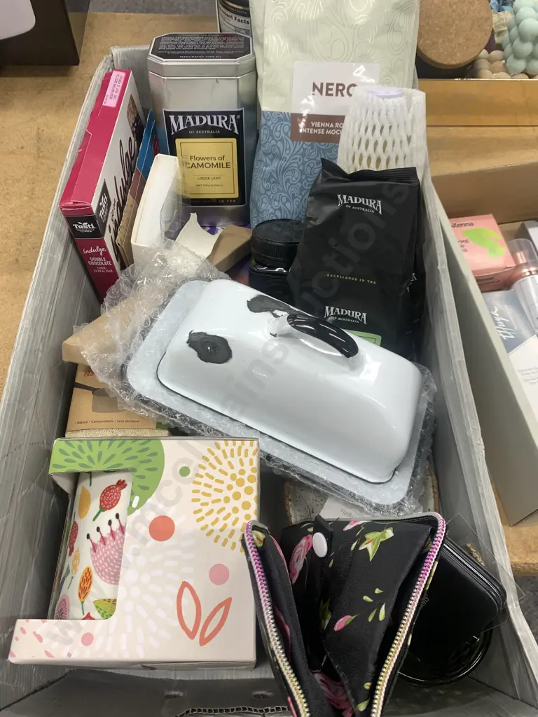 Assorted Grocery & Gift Ware Including Nero Coffee Beans, Madura Tea , Manuka Honey, Mug Etc Image 1++