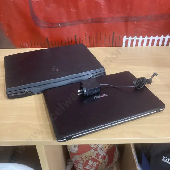 ASUS Laptop Model A541U, Dell Alienware Laptop (Both in As Is Found Condition)
