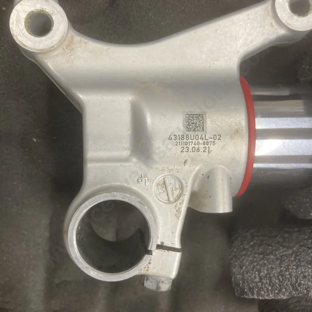 Motorbike Suspension Parts - WP XACT Rear Shock, Unbadged Front Forks In Padded Rifle Case Image 1++