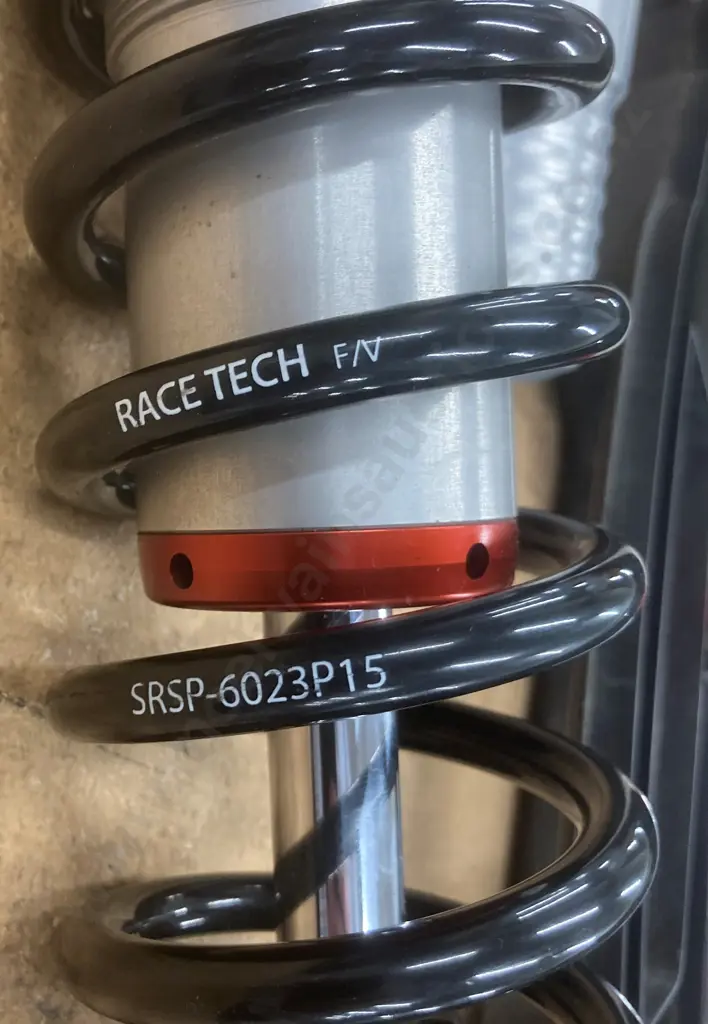 Motorbike Suspension Parts - WP XACT Rear Shock, Unbadged Front Forks In Padded Rifle Case Image 1++