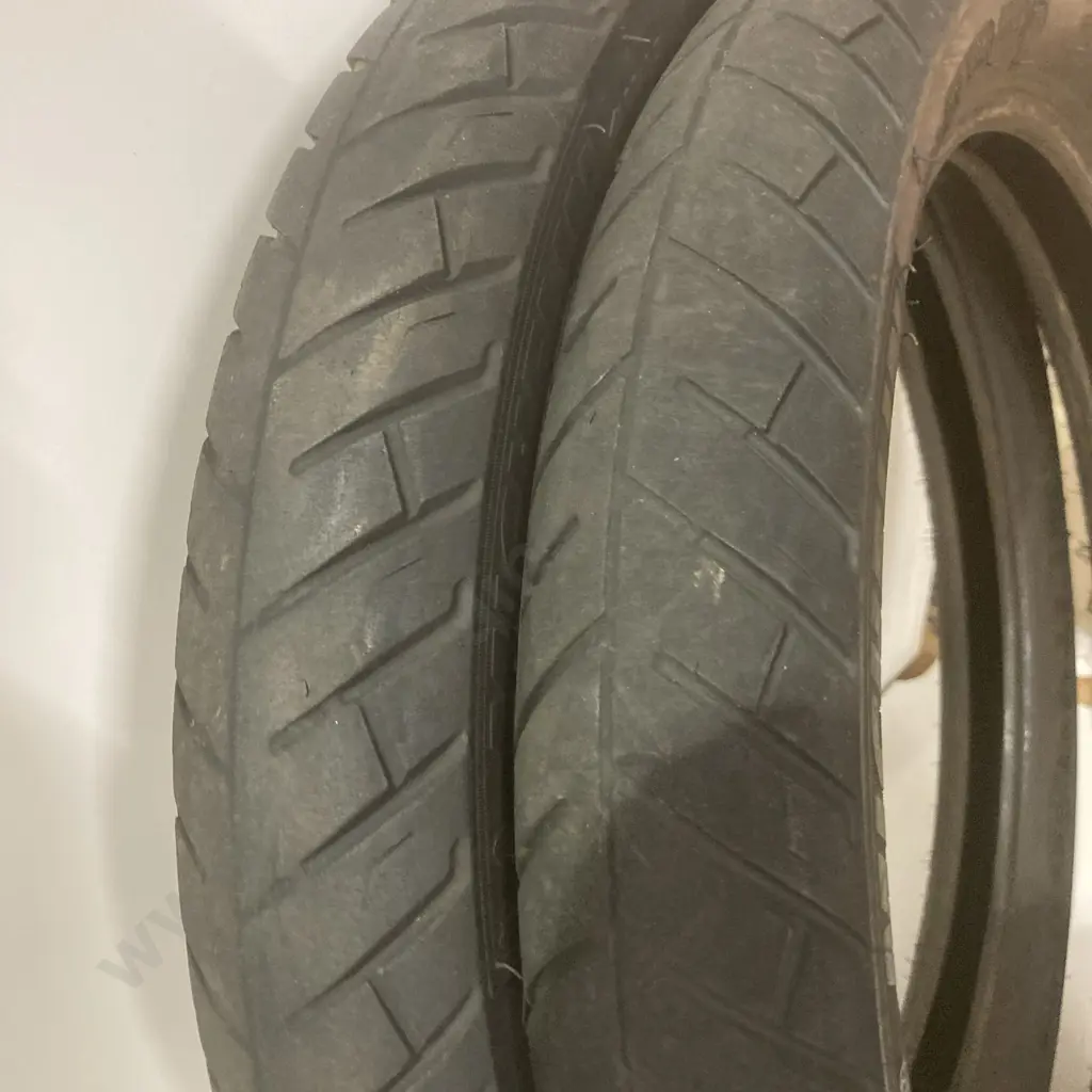 Pair of Michelin City Pro 2.75-17 47P REINF Scooter Tyres (Bald Dumped NCV) Image 1++