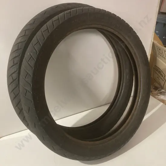 Pair of Michelin City Pro 2.75-17 47P REINF Scooter Tyres (Bald Dumped NCV)