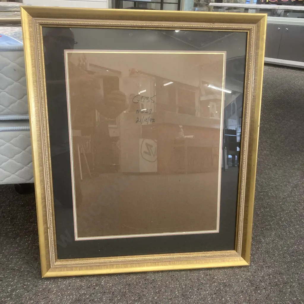 Ornate Gilt Framed Glazed Picture Frame, 71 x 61cm Image 1++