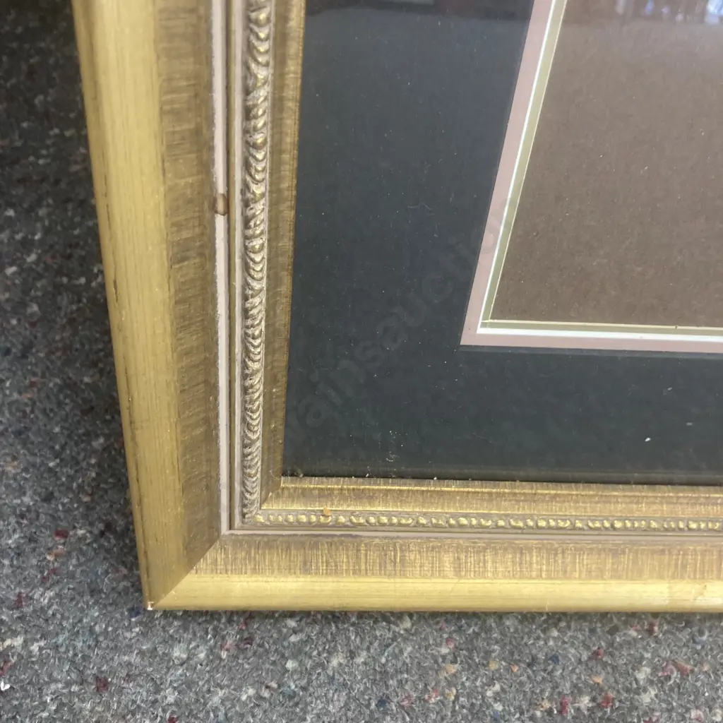 Ornate Gilt Framed Glazed Picture Frame, 71 x 61cm Image 1++