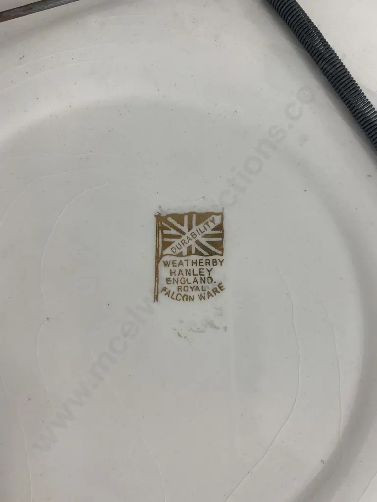 Vintage Collectors Plate Weatherby Hanley Royal Falcon Ware, Dia25cm Image 1++