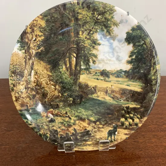 Vintage Collectors Plate Weatherby Hanley Royal Falcon Ware, Dia25cm