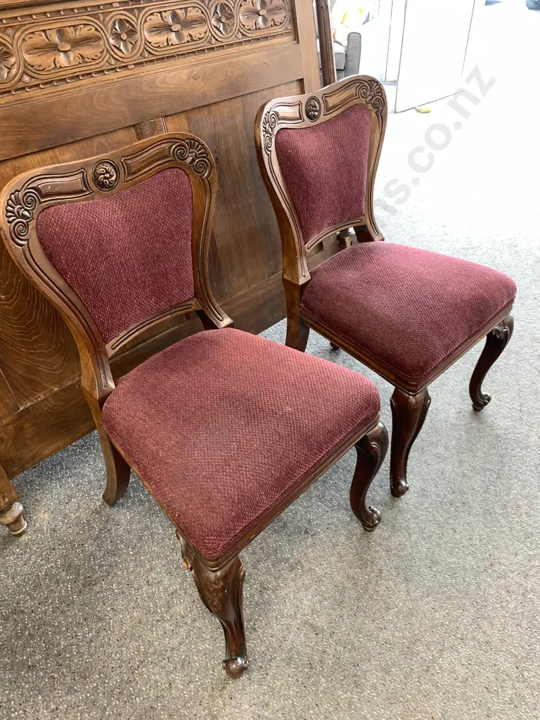 Pair of Victorian Dining Chairs (As Found Condition) Image 1++