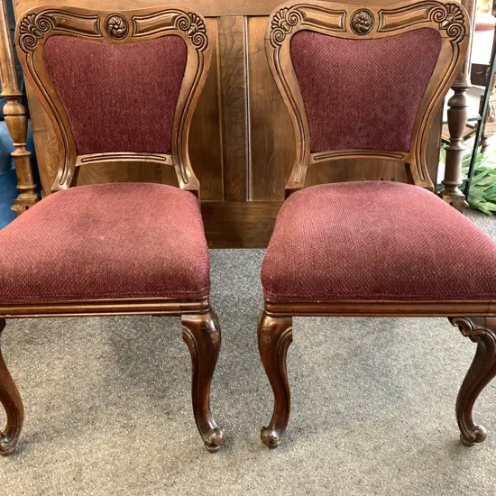 Pair of Victorian Dining Chairs (As Found Condition)