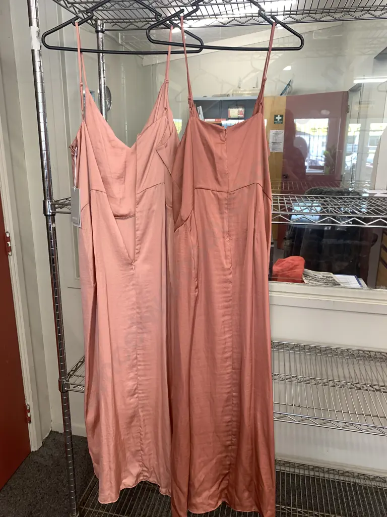 Pair of New Whistle Occasion Dresses Size 14, 1 x Blush, 1 x Rose Image 1++