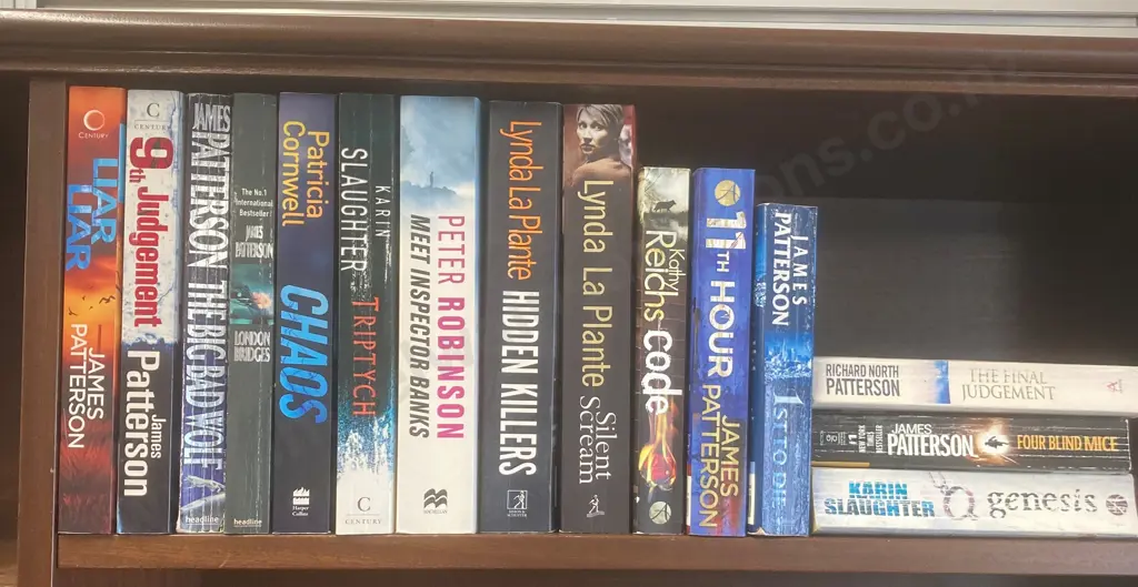 Lot of Books, James Patterson, Kathy Reichs, Karin Slaughter Etc Image 1++