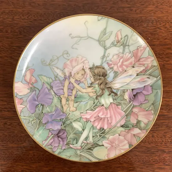 Villeroy & Boch Heinrich Flower Fairies 'The Sweet Pea Fairy' C M Barker COA & Original Box, 9401/3